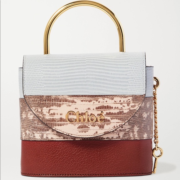 Chloe Handbags - 🆕 Chloe Aby lock embossed Leather bag